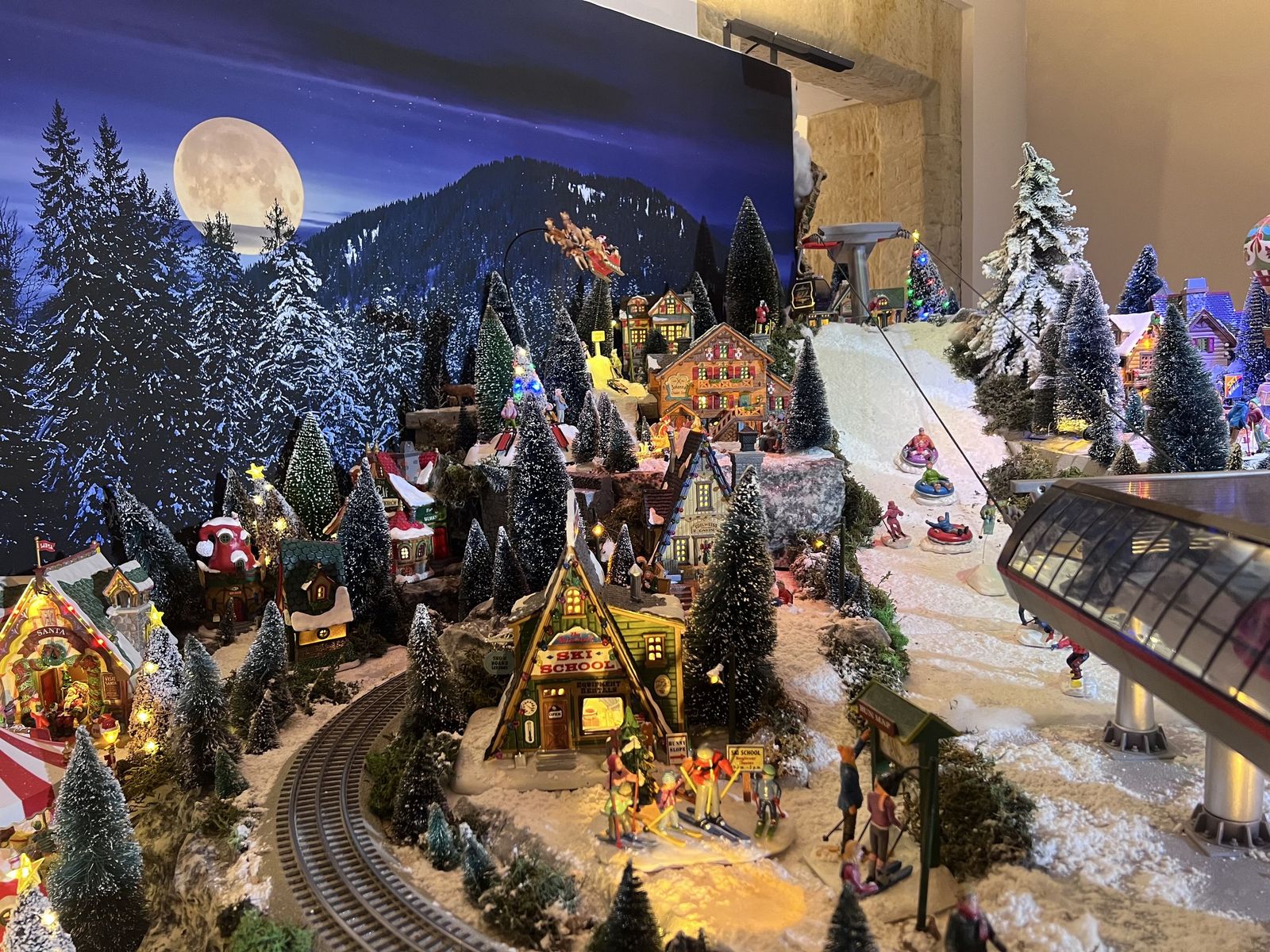 Ciudad de Navidad en la Torre de los Anaya