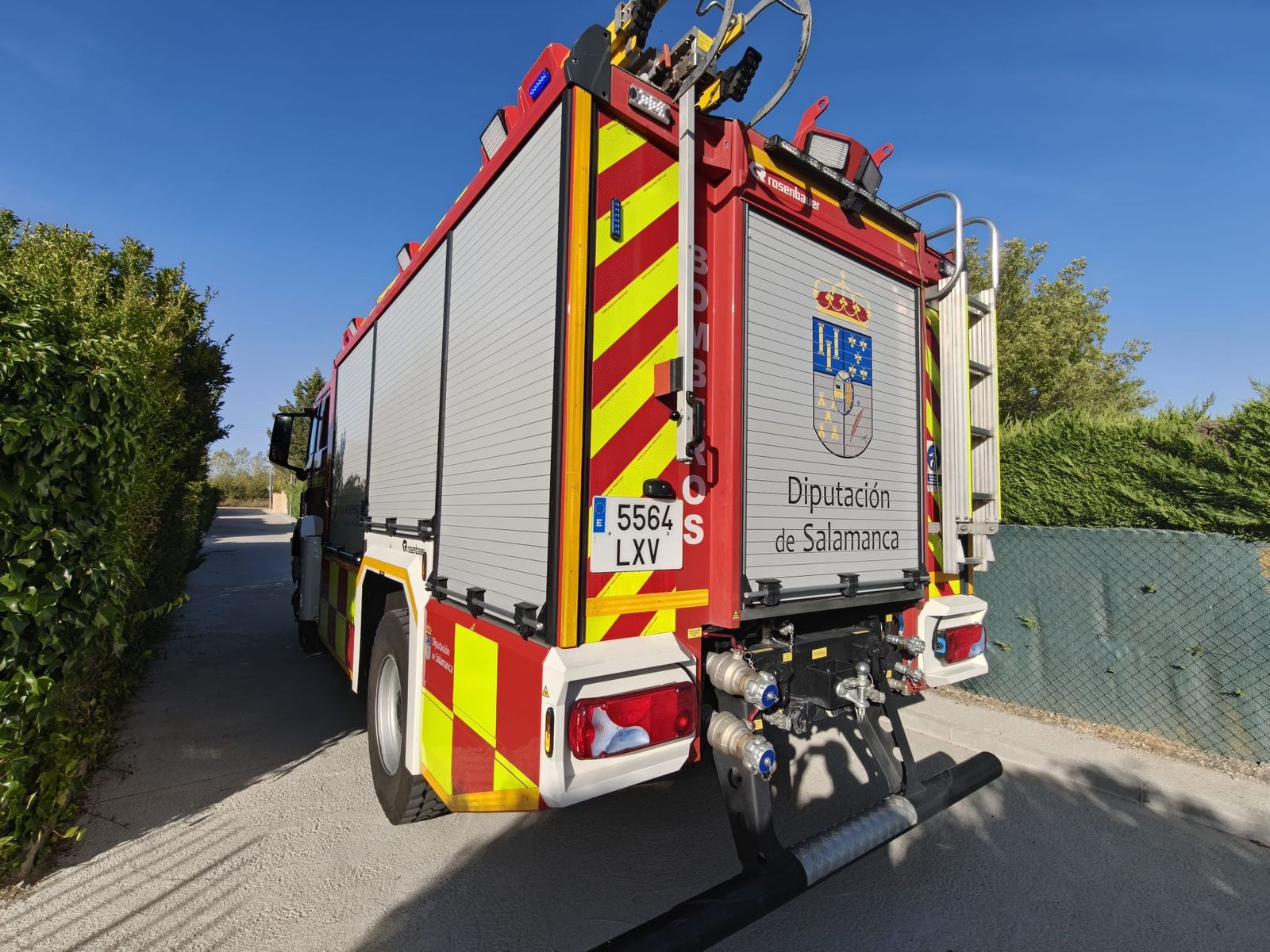 Bomberos de la Diputación. Foto de archivo