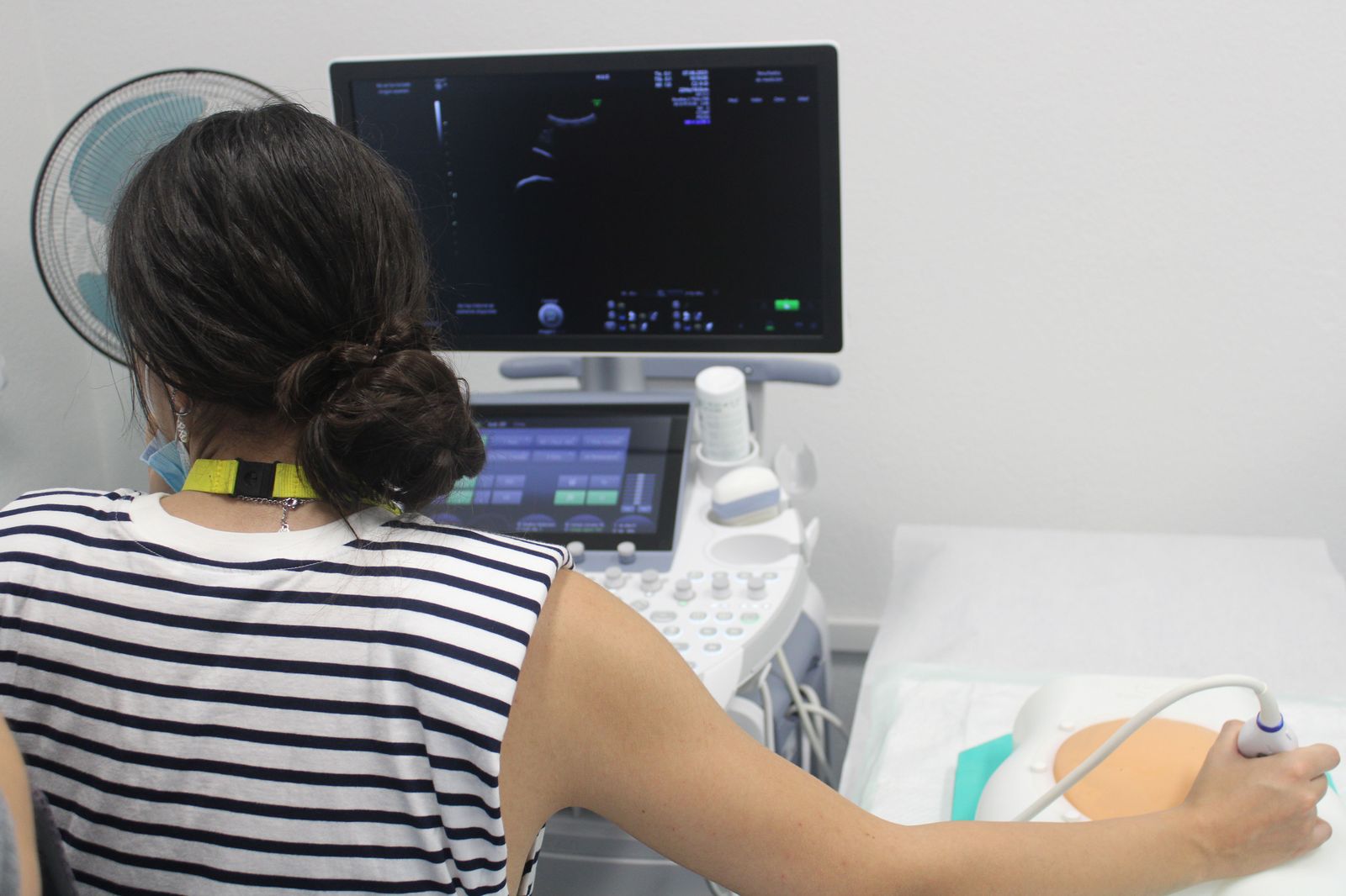 GALERÍA | Curso de simulación de amniocentesis para enseñar la técnica en el Hospital Virgen Vega