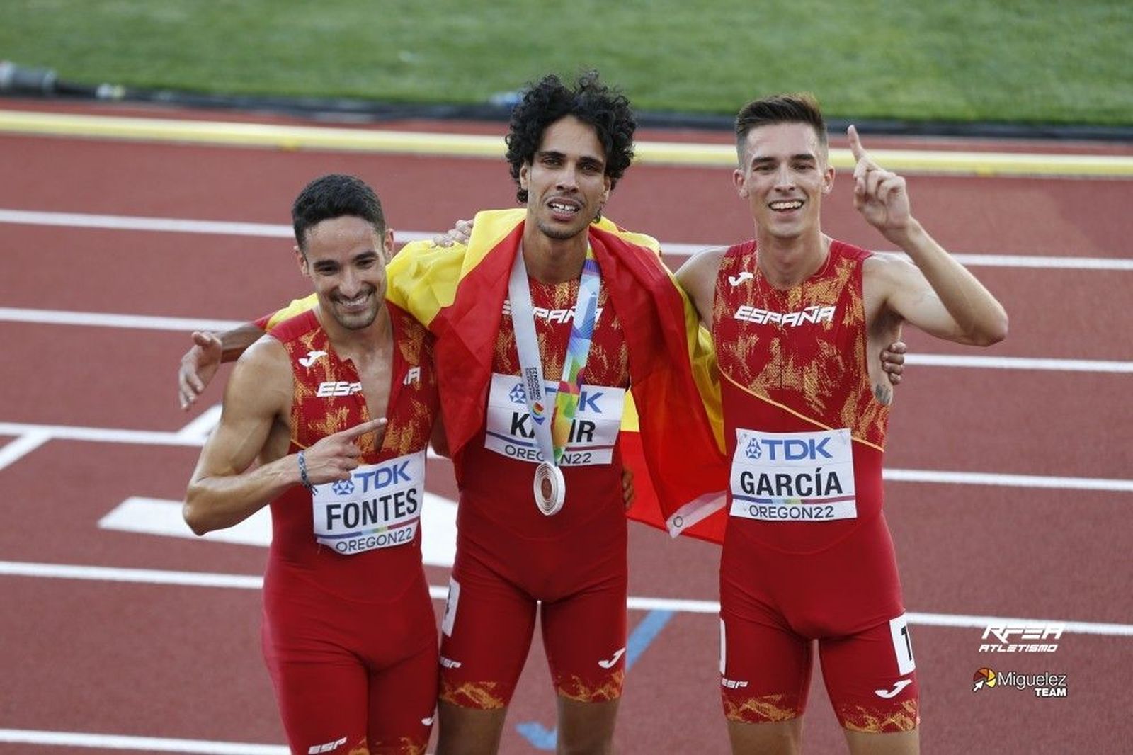 Mario García Romo, al término de la final del Mundial | FOTO RFEA ATLETISMO