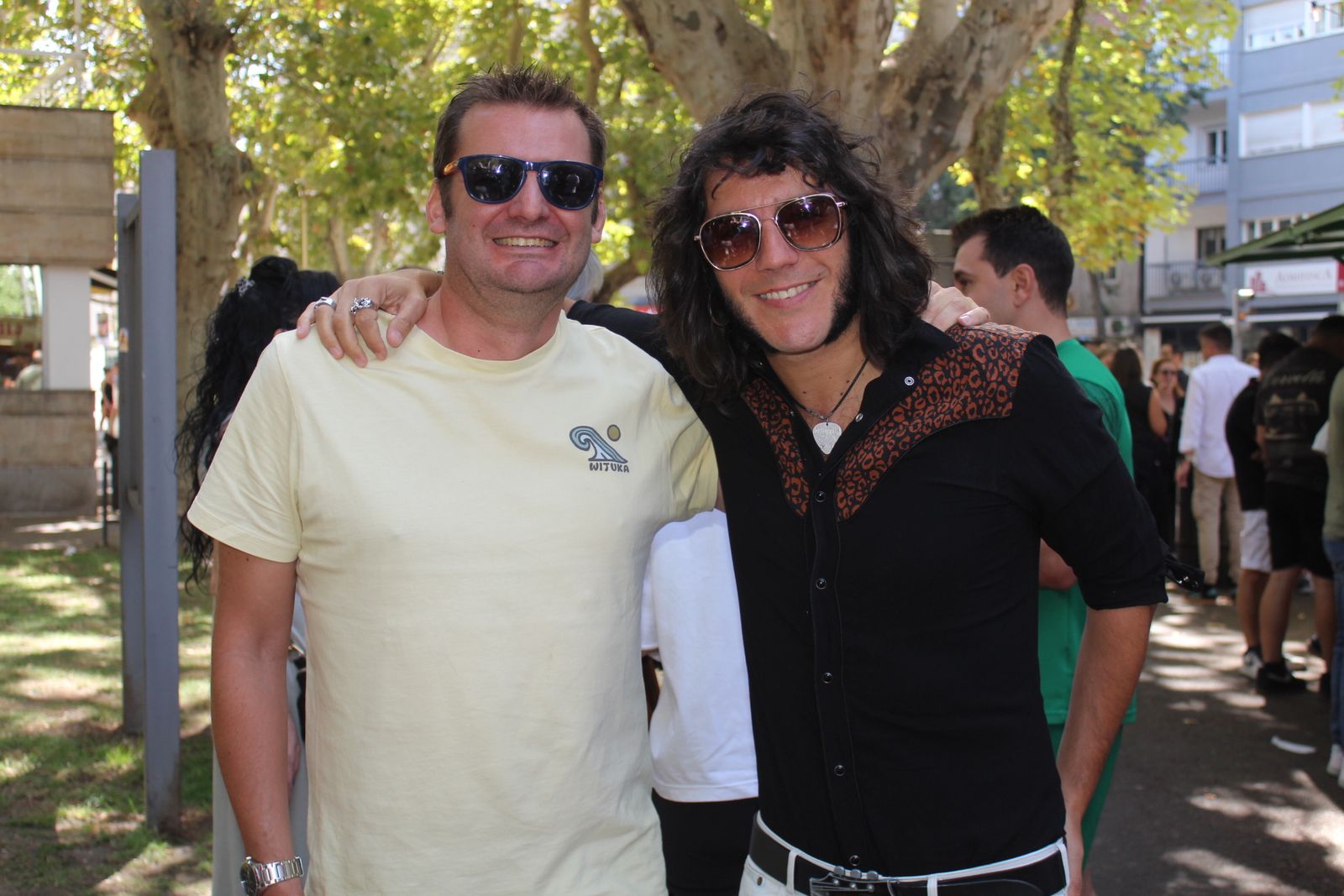 Ambiente en la Feria de Día en el mediodía de este sábado