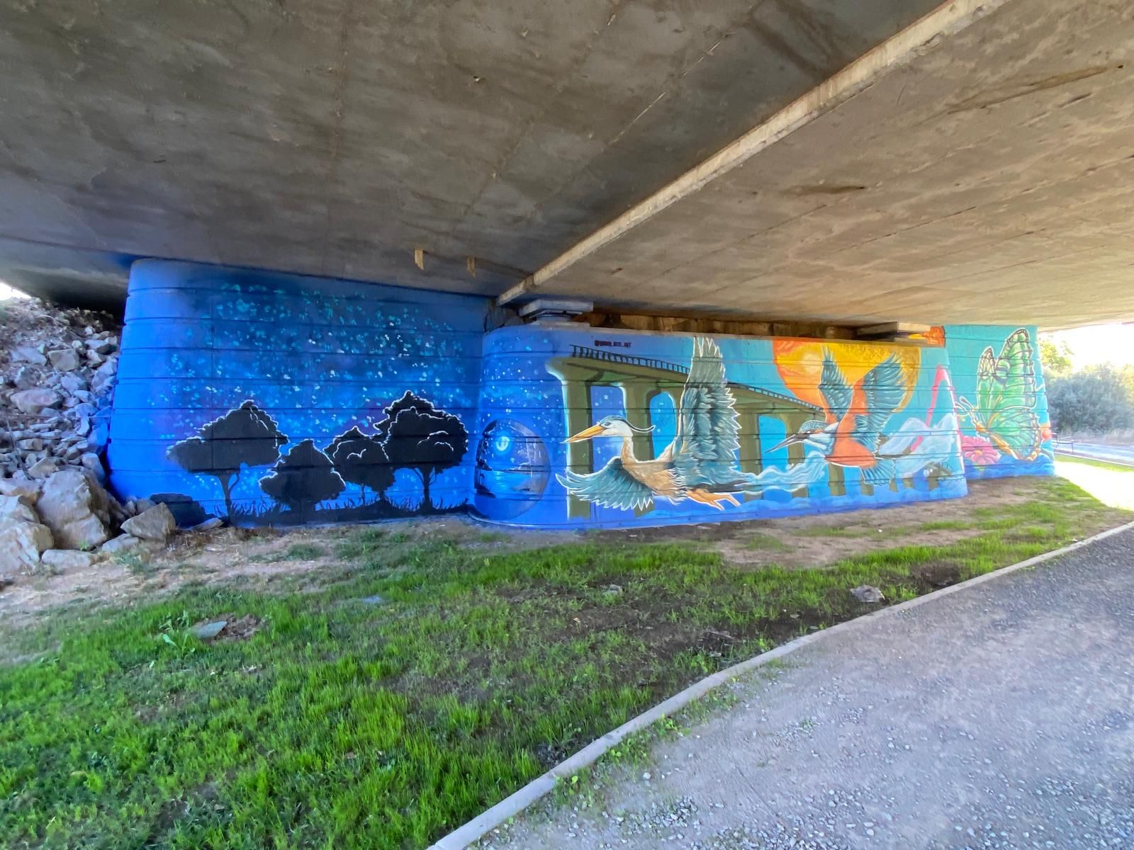 Uno de los murales de Santa Marta de Tormes