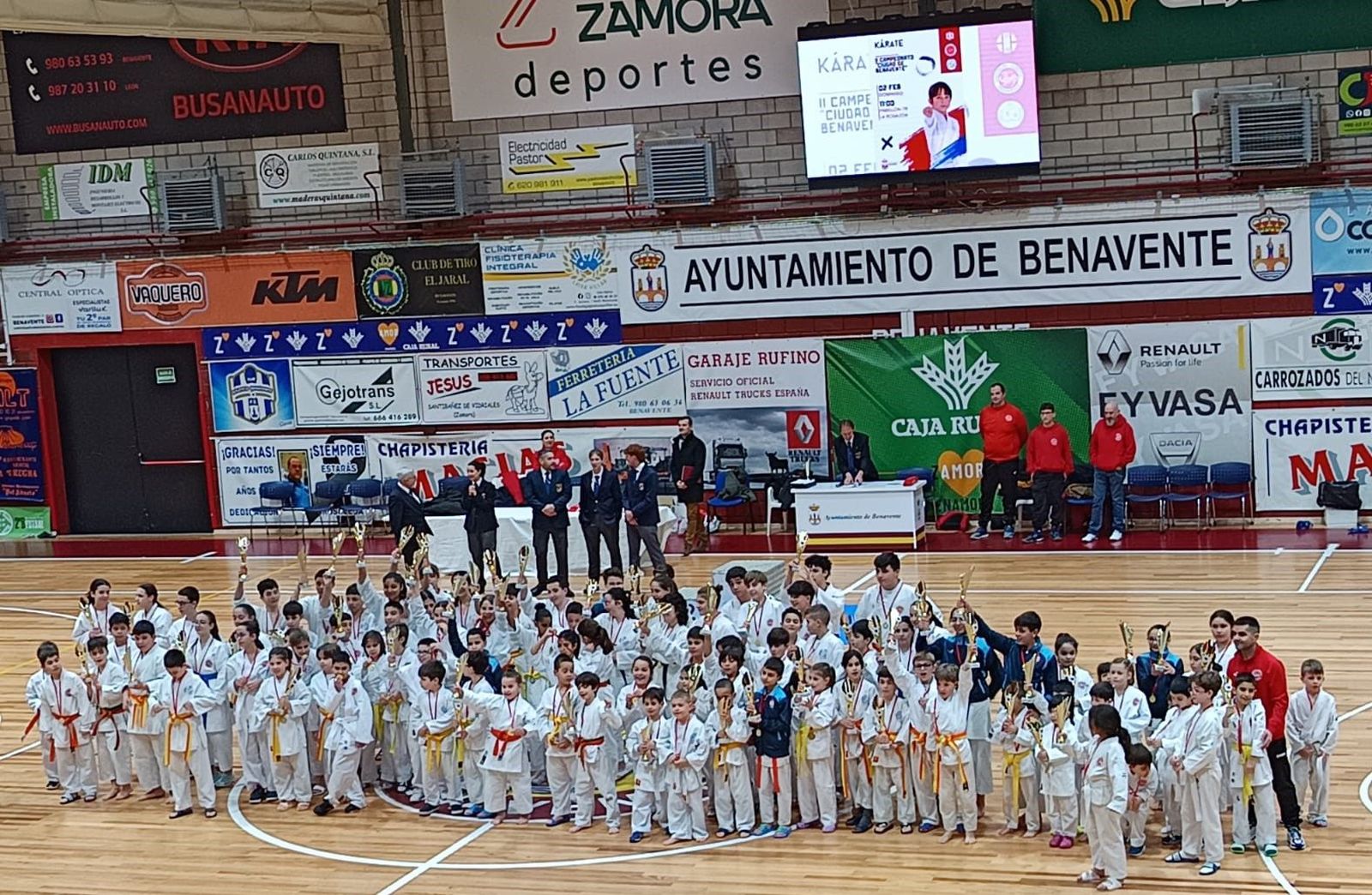 II Campeonato de Karate Ciudad de Benavente pabellón La Rosaleda.