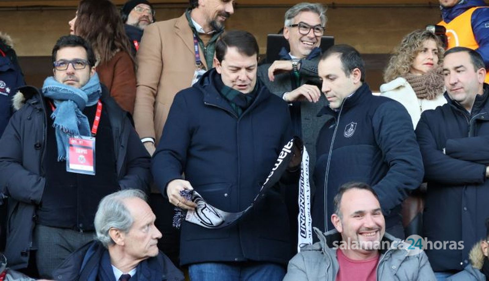 Roberto Pescador, con Alfonso Fernández Mañueco en el Reina Sofía | FOTO SALAMANCA24HORAS.COM Roberto Pescador, con Alfonso Fernández Mañueco en el Reina Sofía | FOTO SALAMANCA24HORAS.COM