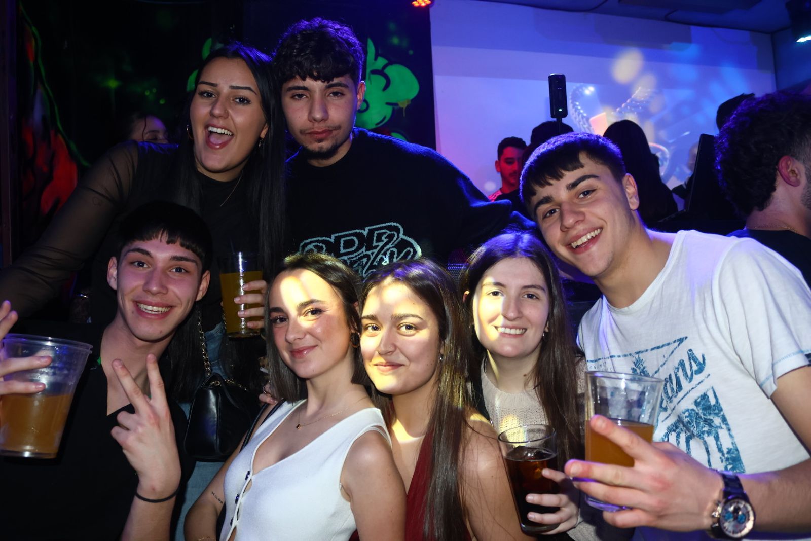 Salamanca de noche, sábado 21 de febrero