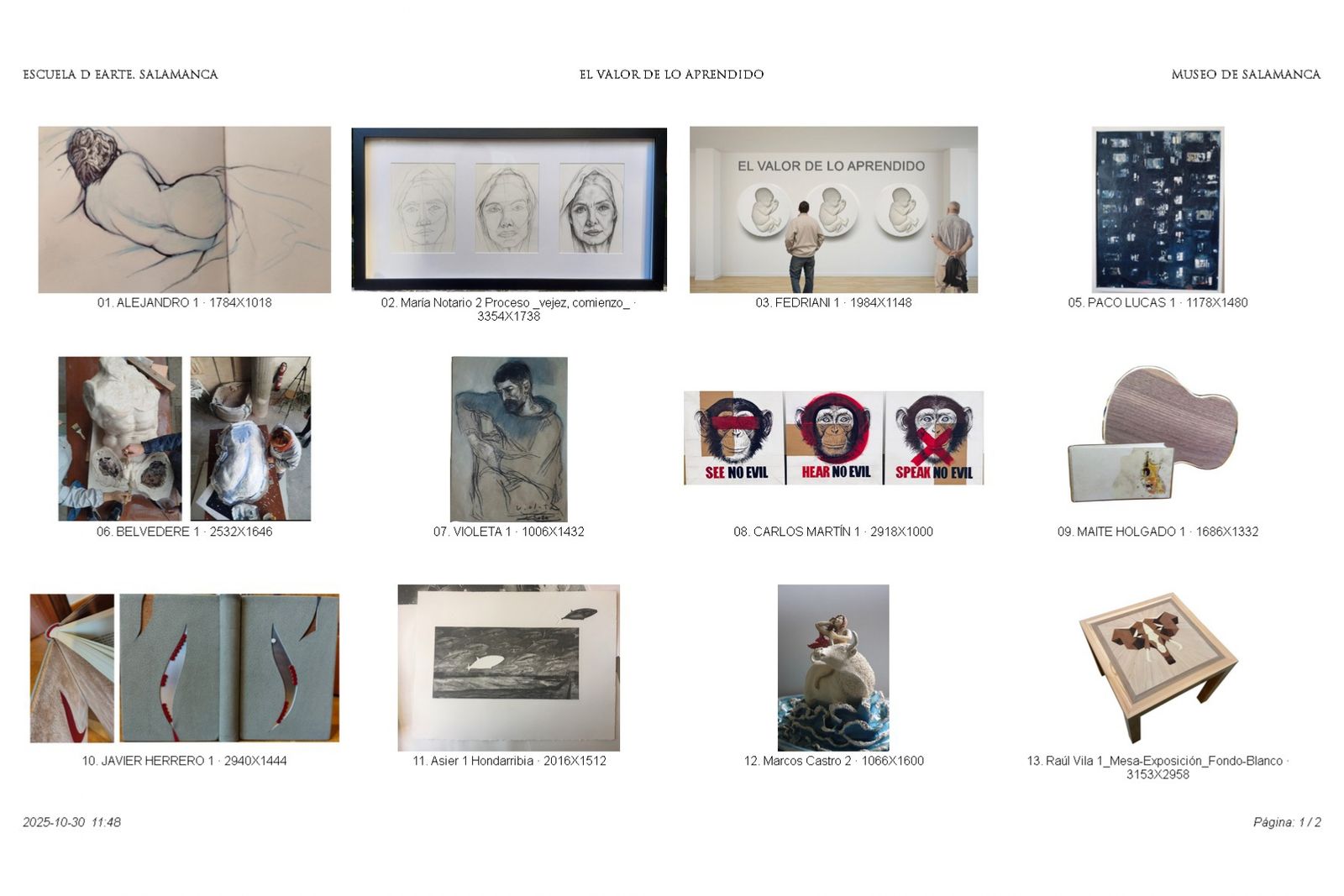 El Museo de Salamanca Inaugura la Exposición que Traza la Historia de la Enseñanza Artística en la Ciudad