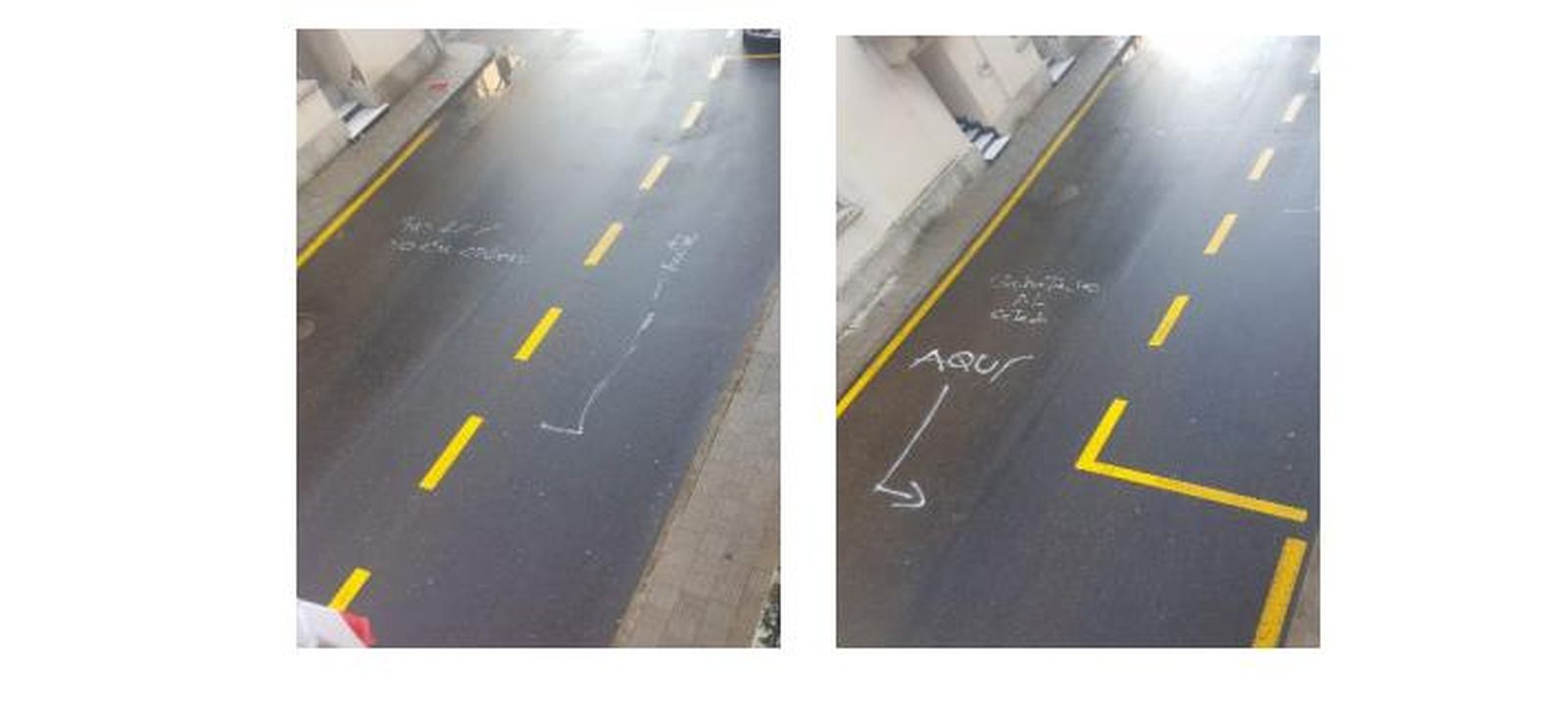 Pintadas en los juzgados de Vitigudino Pintadas en los juzgados de Vitigudino