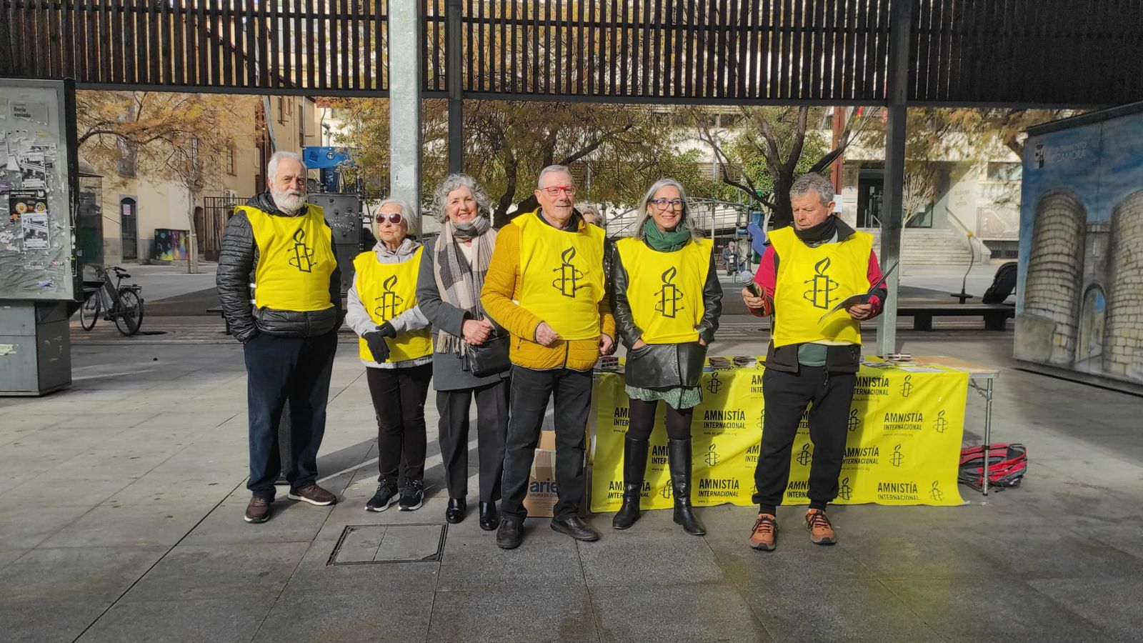 Amnistía Internacional Zamora conmemora el 75 aniversario de la Declaración Universal de los Derechos Humanos.