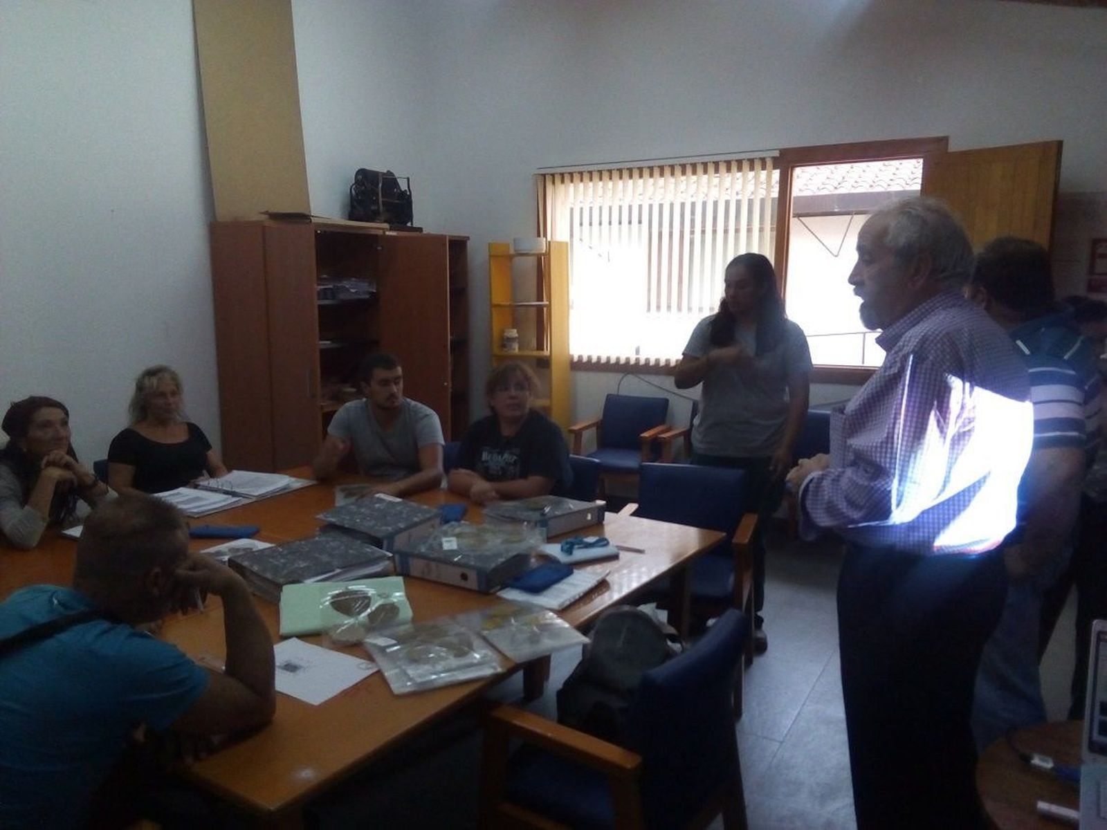 Visita de Pedro Grijalba a los alumnos del Programa 'Zonas verdes de Aldeatejada'