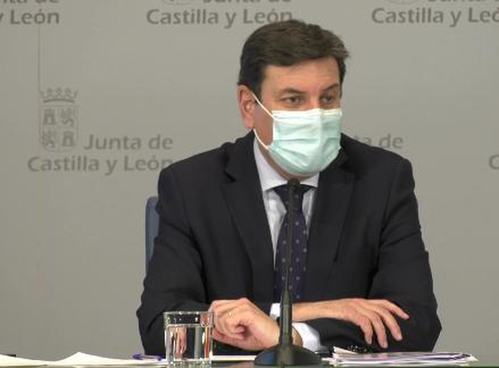 El Consejero de Economía y Hacienda, Fernández Carriedo.