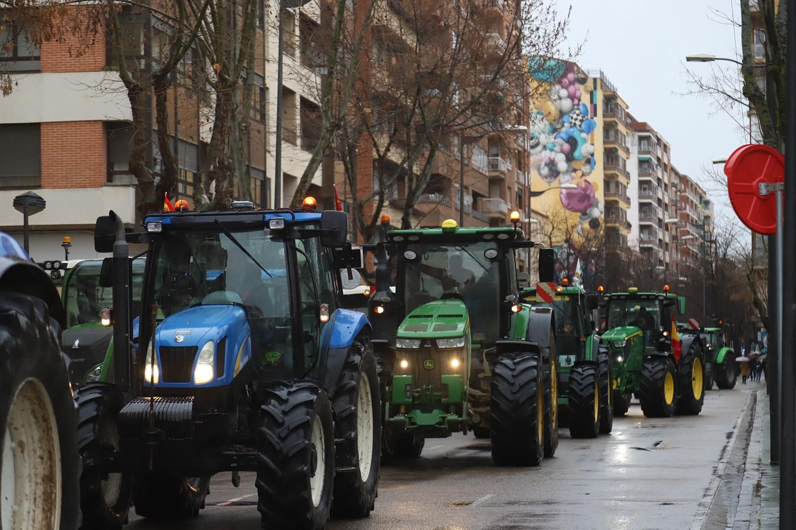 GALERÍA | Protestas en el campo zamorano: tractorada en Zamora este jueves