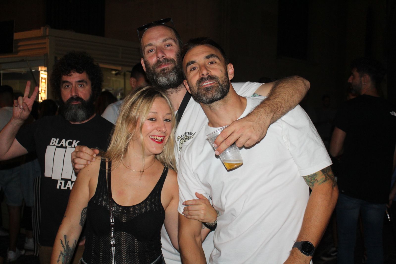 Ambiente en la Feria de Día en la tarde de este sábado