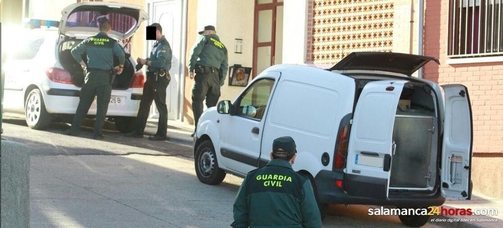 Redada en Carbajosa con cuatro detenidos y 800 gramos de cocaína y hachís