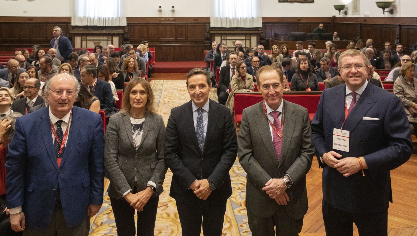 Susana Martín  ICAL . La consejera de Educación, Rocío Lucas, participa en la presentación del lanzamiento del programa Empresas Amigas Alumni (EAA), un proyecto impulsado por la Universidad de Salamanca