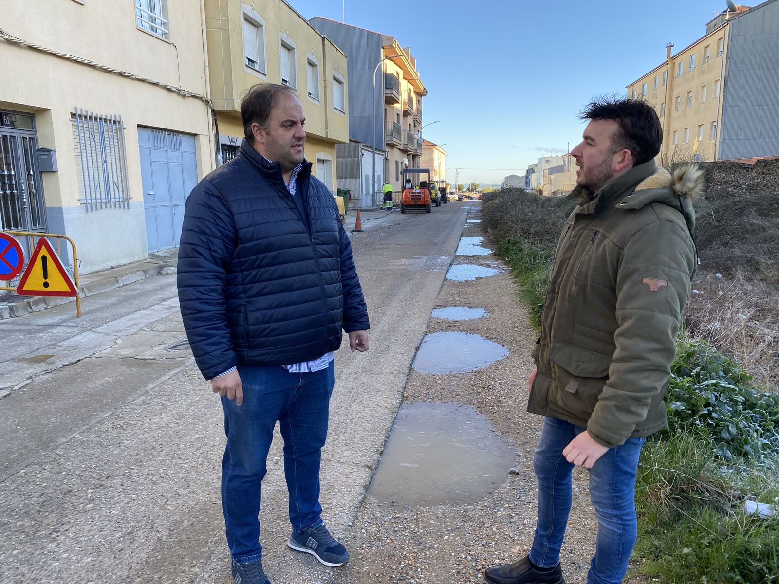 Comienzan las obras en el Camino Lateral Guijuelo