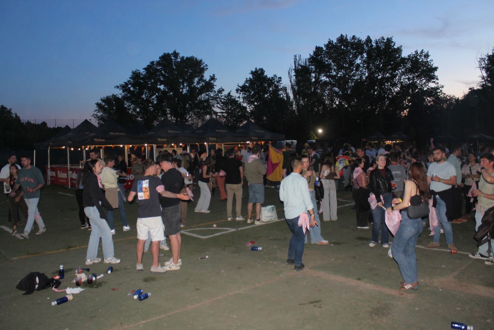 Salamanca de noche, sábado 18 de abril