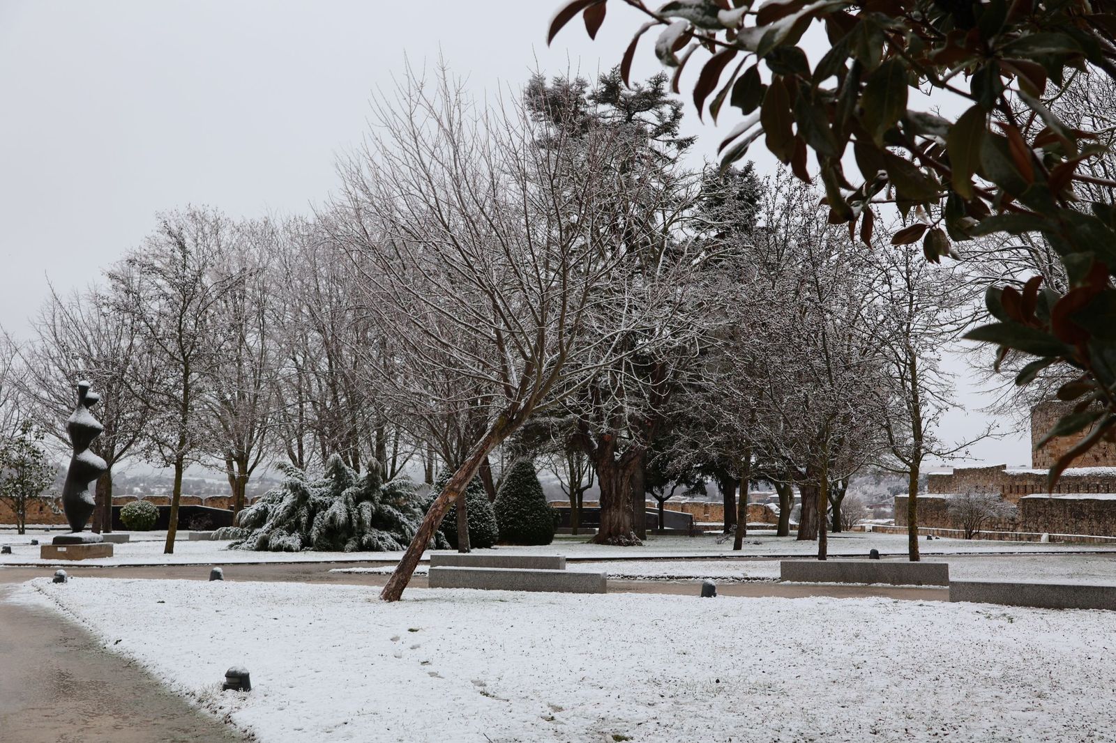 GALERÍA | Nieve en Zamora capital este miércoles