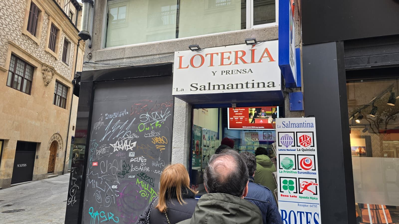 Lotería y Prensa La Salmantina, sorteo Lotería de Navidad