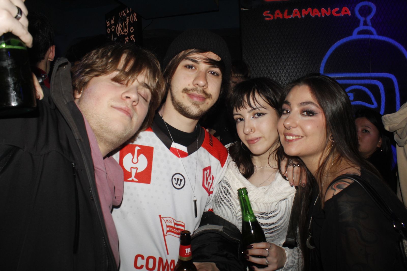 Salamanca de noche, sabado 11 de abril