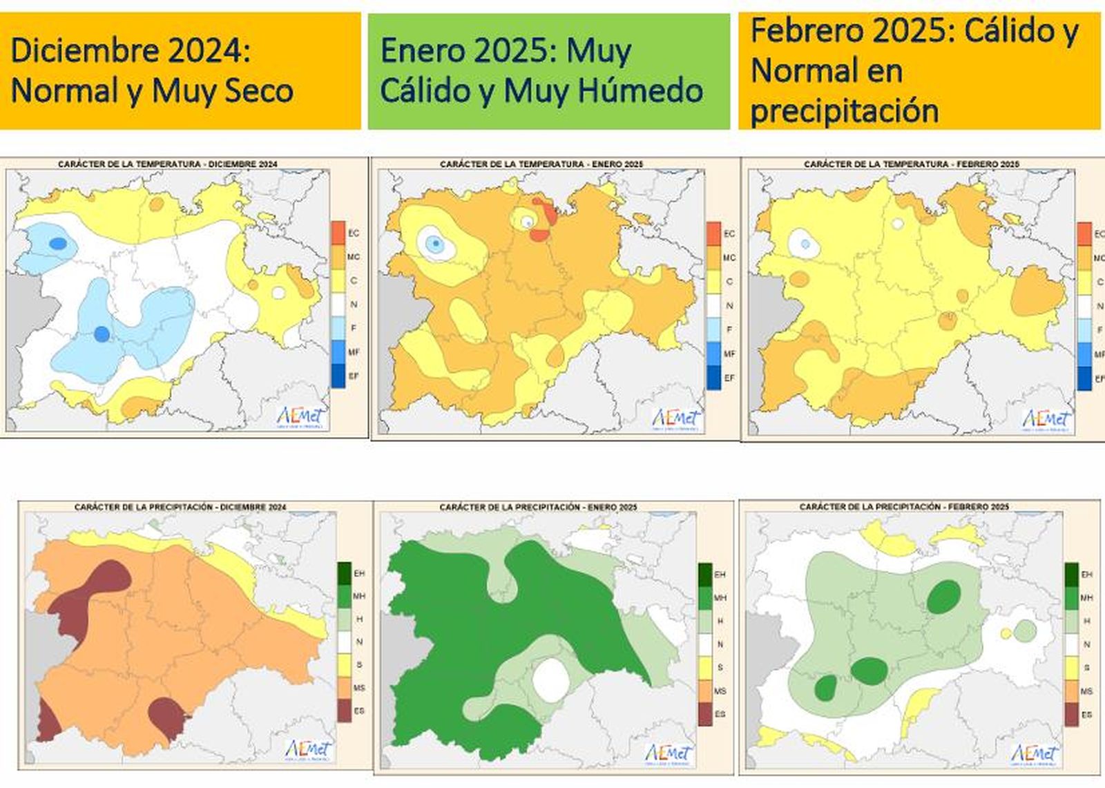 Balance del invierno por la Aemet 2024-2025. Foto Aemet