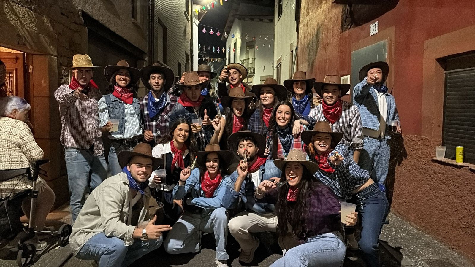 Desfile de carrozas en Pereña