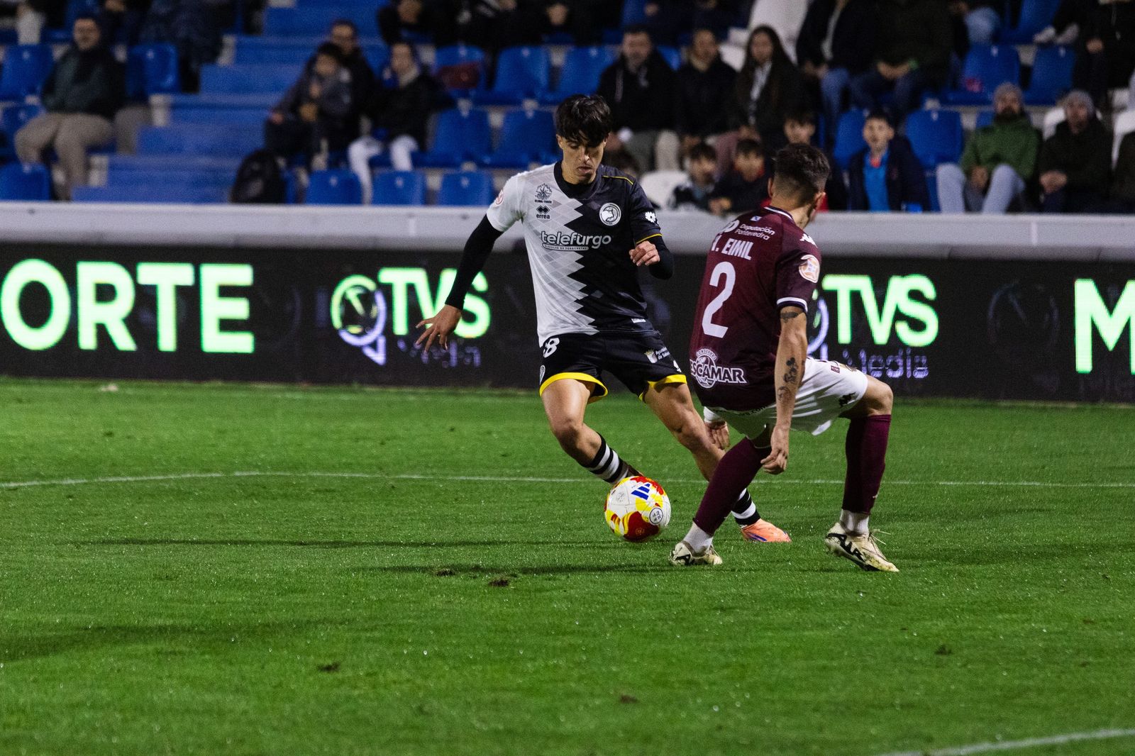 Partido entre Unionistas y Pontevedra en el Reina Sofía