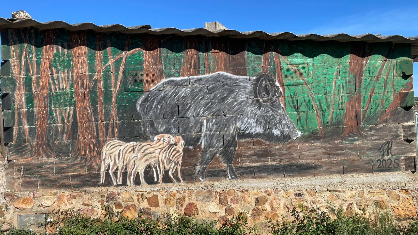 Nuevo mural en Villaflor