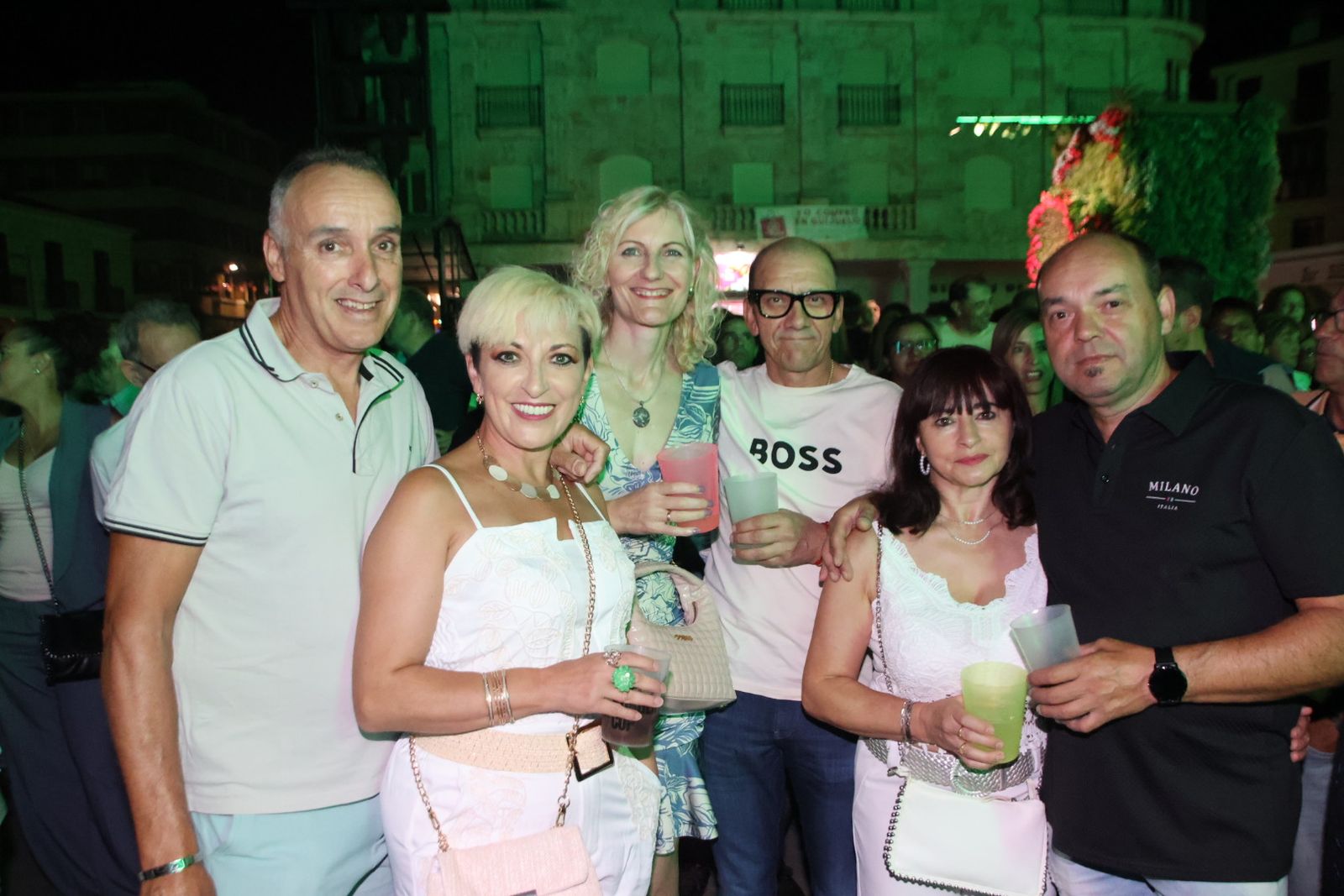 Panorama en la plaza Mayor de Guijuelo