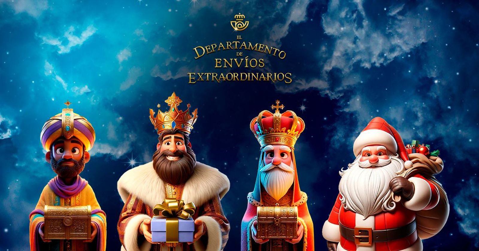 Reyes Magos y Papá Nöel CORREOS