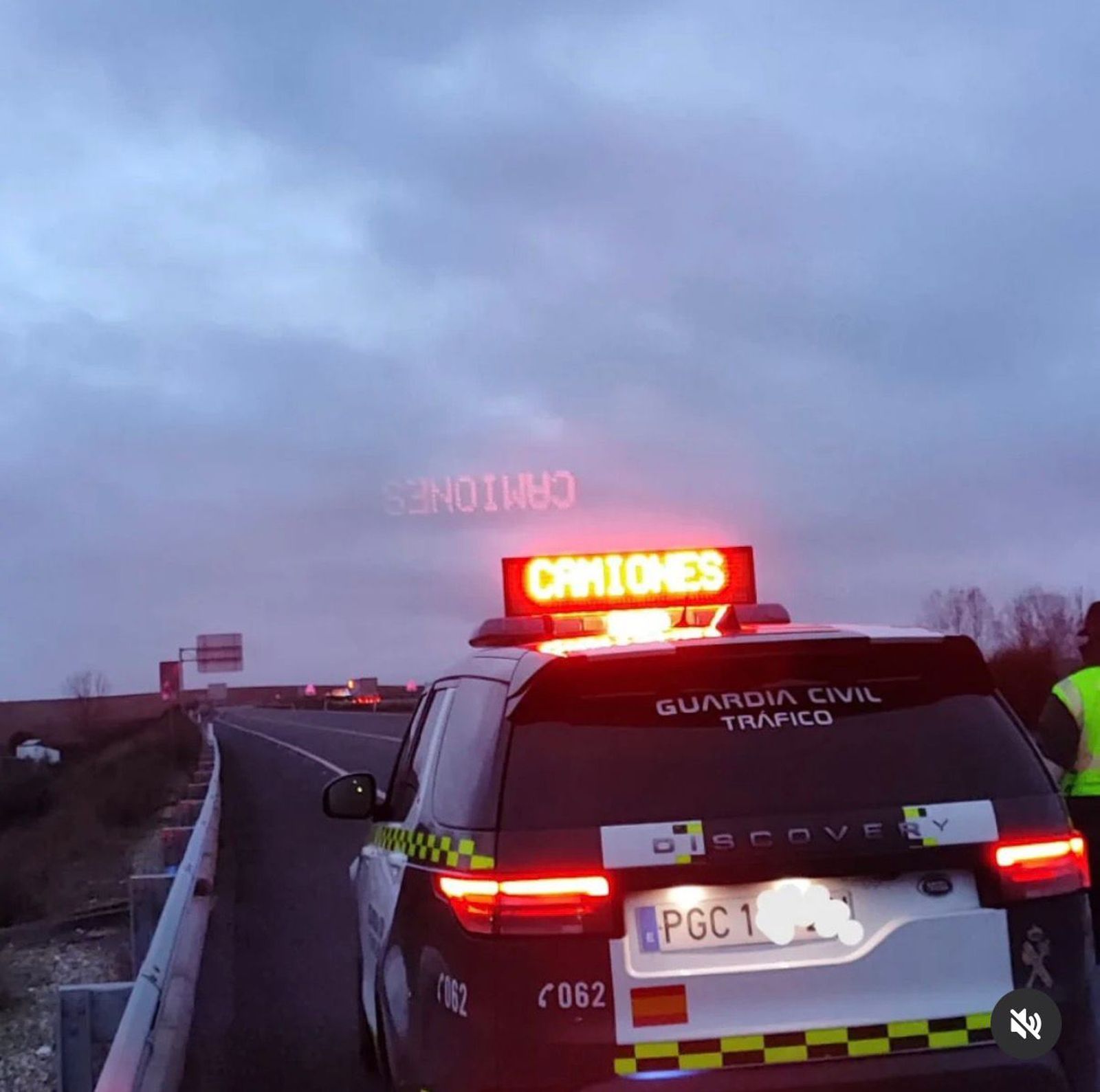 Embolsamiento de camiones en la A-50