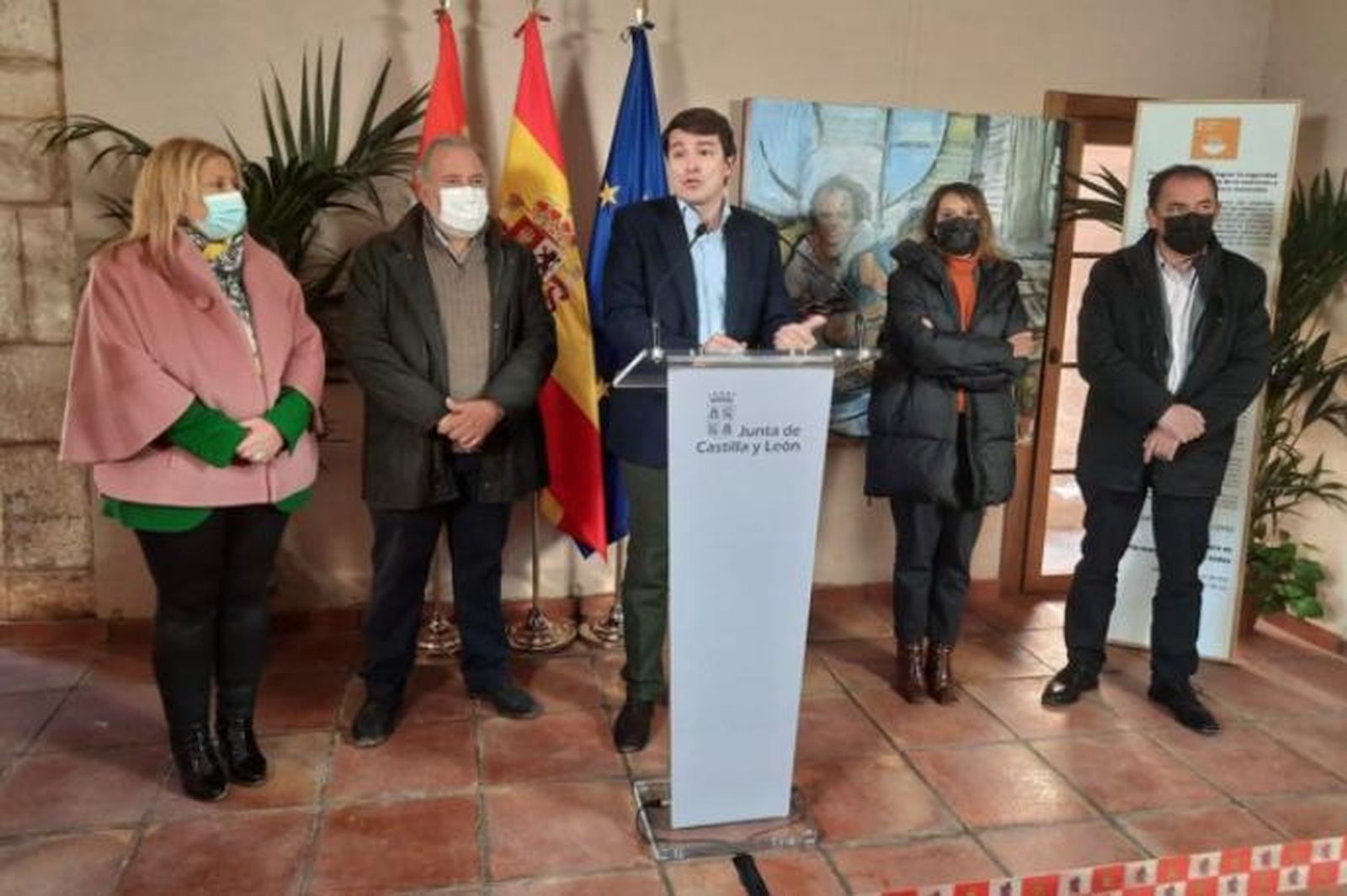 Alfonso Fernández Mañueco, en Soria / FOTO EUROPA PRESS.