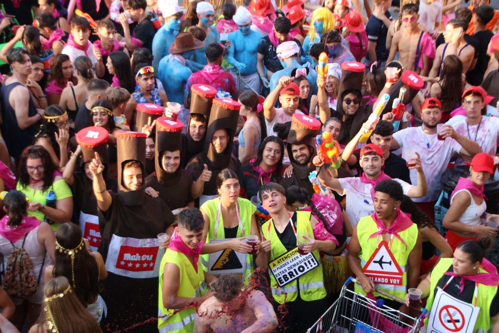 Chupinazo en Carbajosa con batucad
