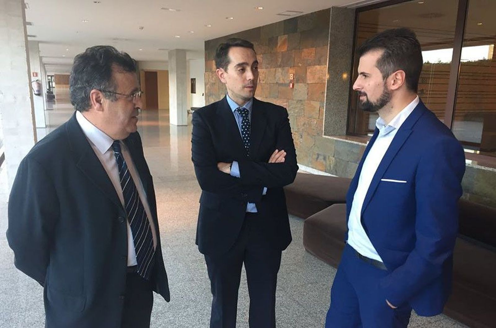 PSOE Cortes CyL José Ignacio Martín Benito Luciano Huerga y Luis Tudanca