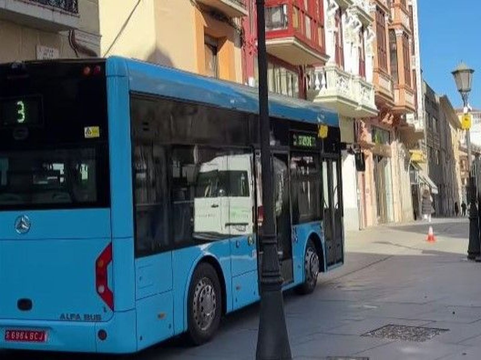 Prueba nuevo modelo autobús urbano Zamora. Prueba nuevo modelo autobús urbano Zamora.