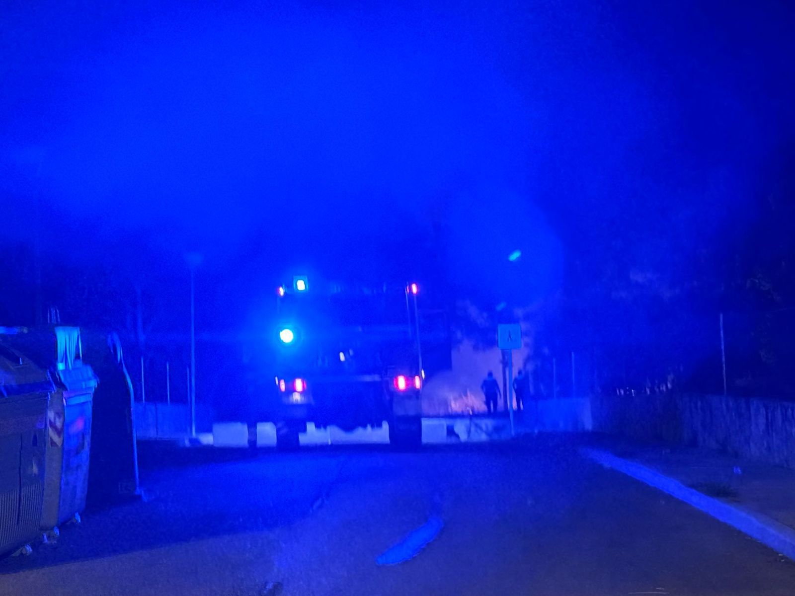 Incendio en el campo de golf de Villamayor (1)