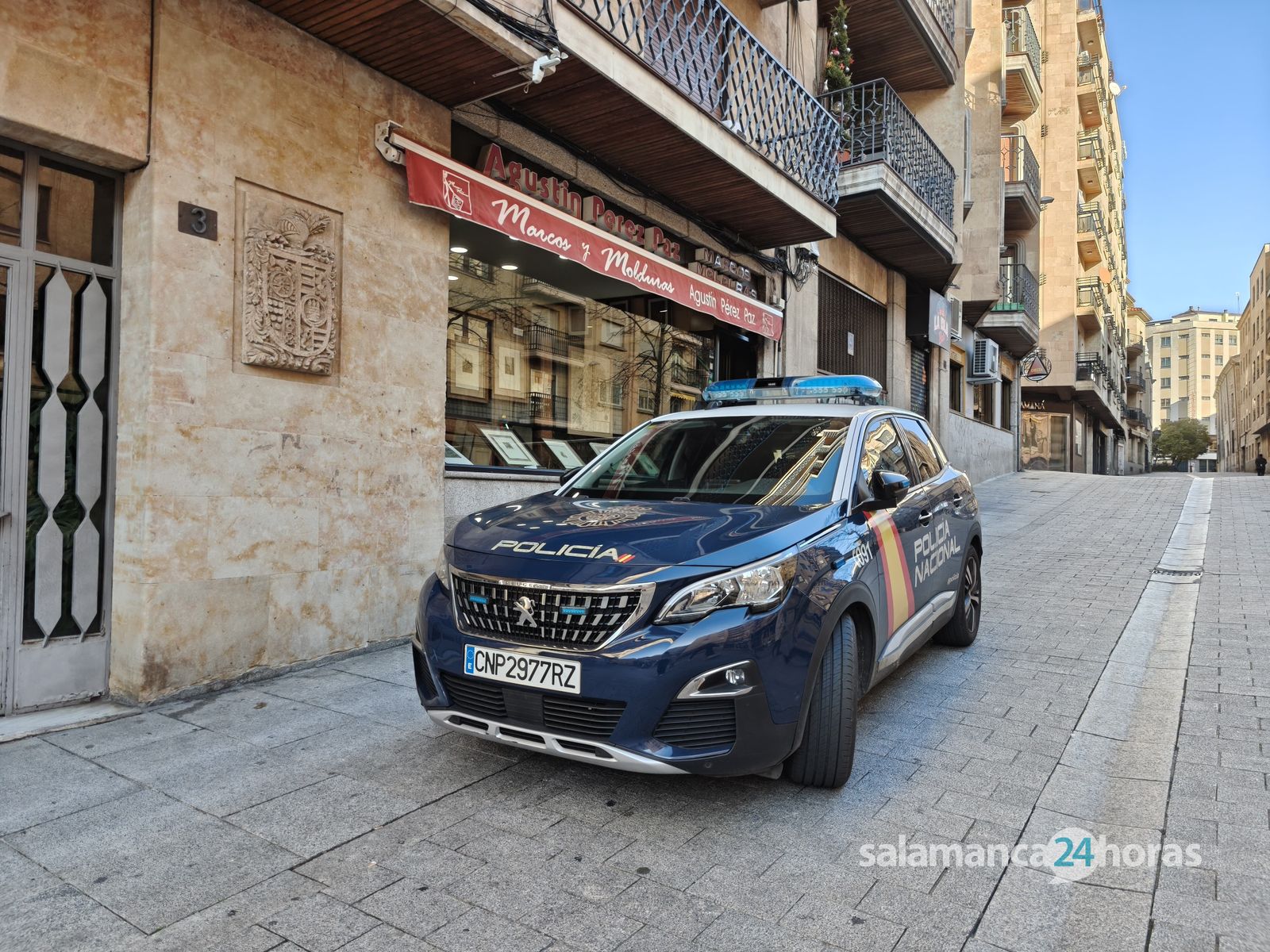 Policía Nacional en Salamanca. Archivo. S24H.