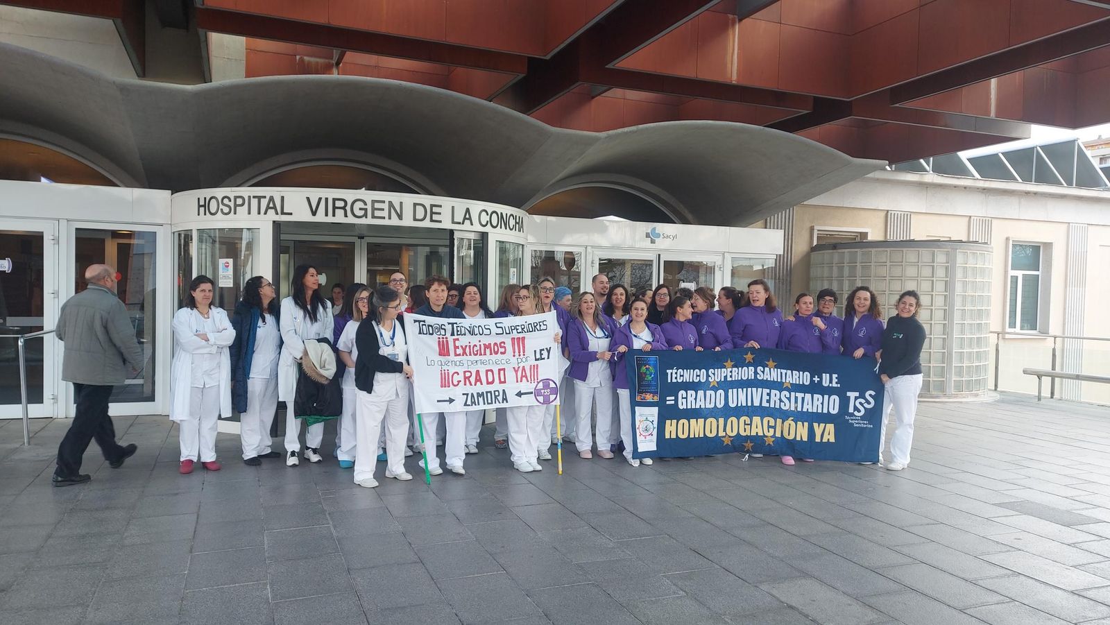 Los técnicos superiores sanitarios alzan la voz en Zamora