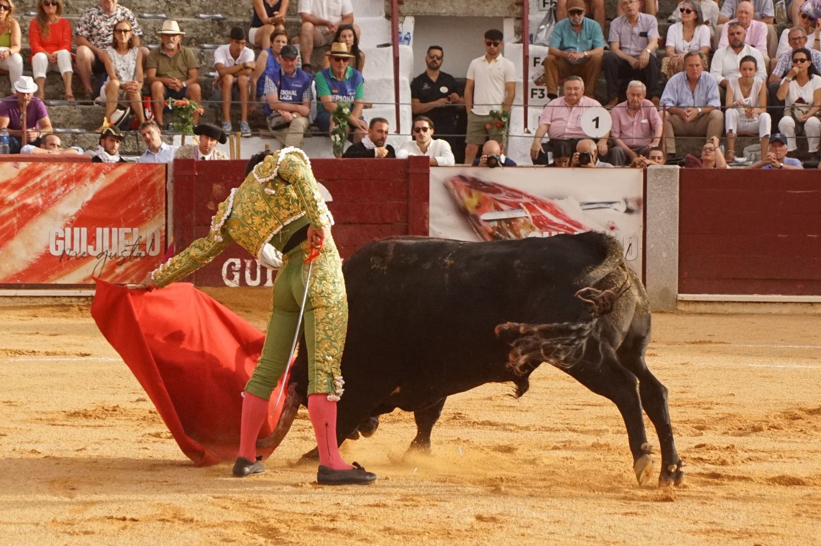 Javier Castaño se despide de Guijuelo y Damián Castaño, su hermano, e Ismael Martín salen a hombros en Guijuelo