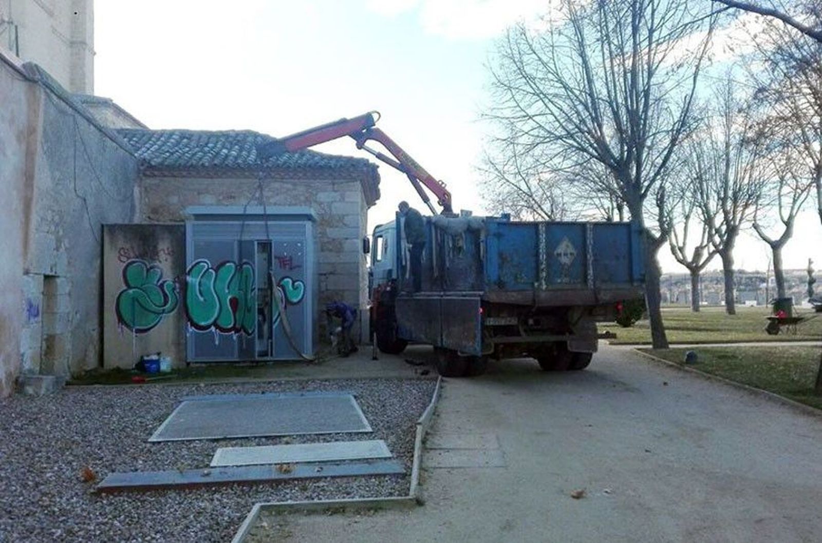 Retirada baño catedral