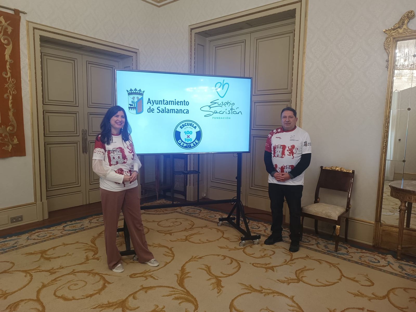 La Escuela 100x100 Deporte de la fundación Eusebio Sacristán renueva su convenio de colaboración con el Ayuntamiento de Salamanca