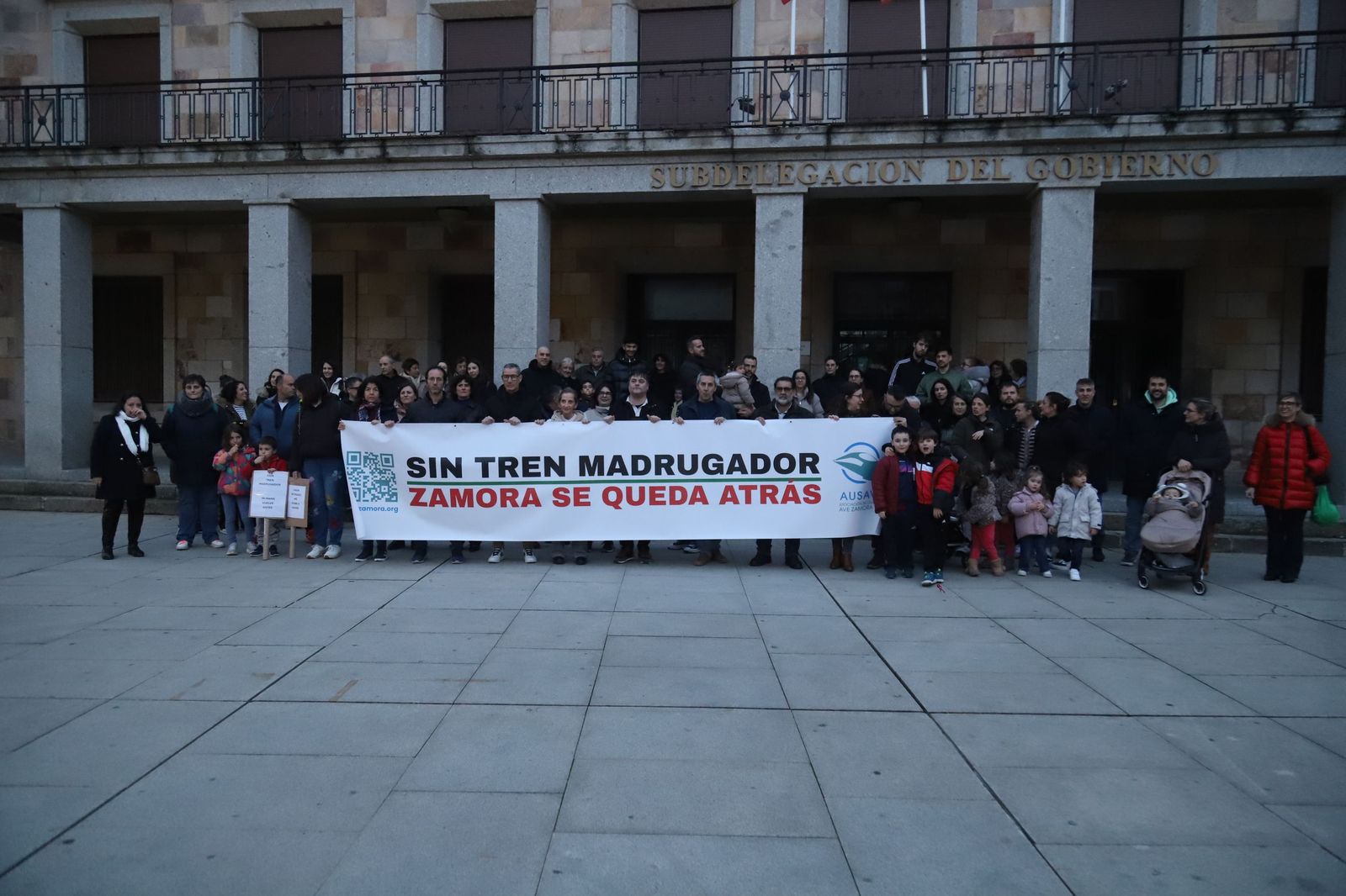 Un instante de la concentración