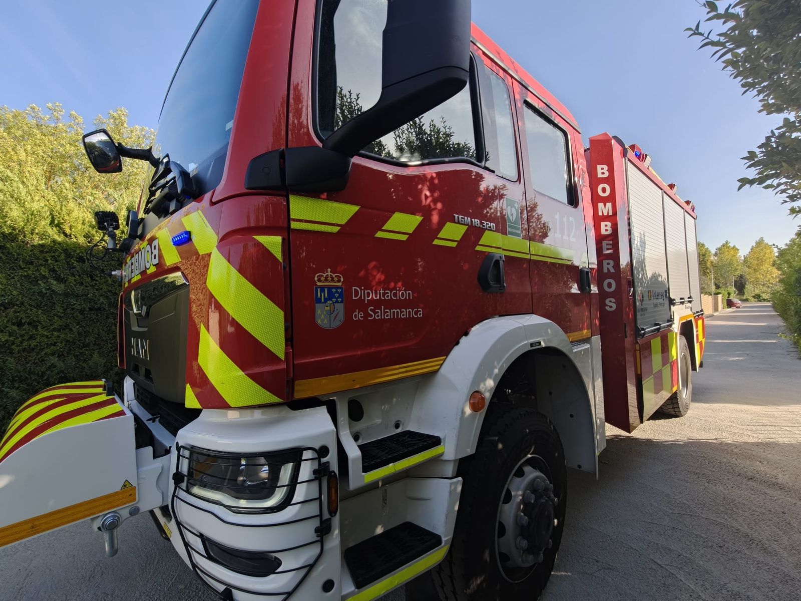 Bomberos de la Diputación. Foto de archivo