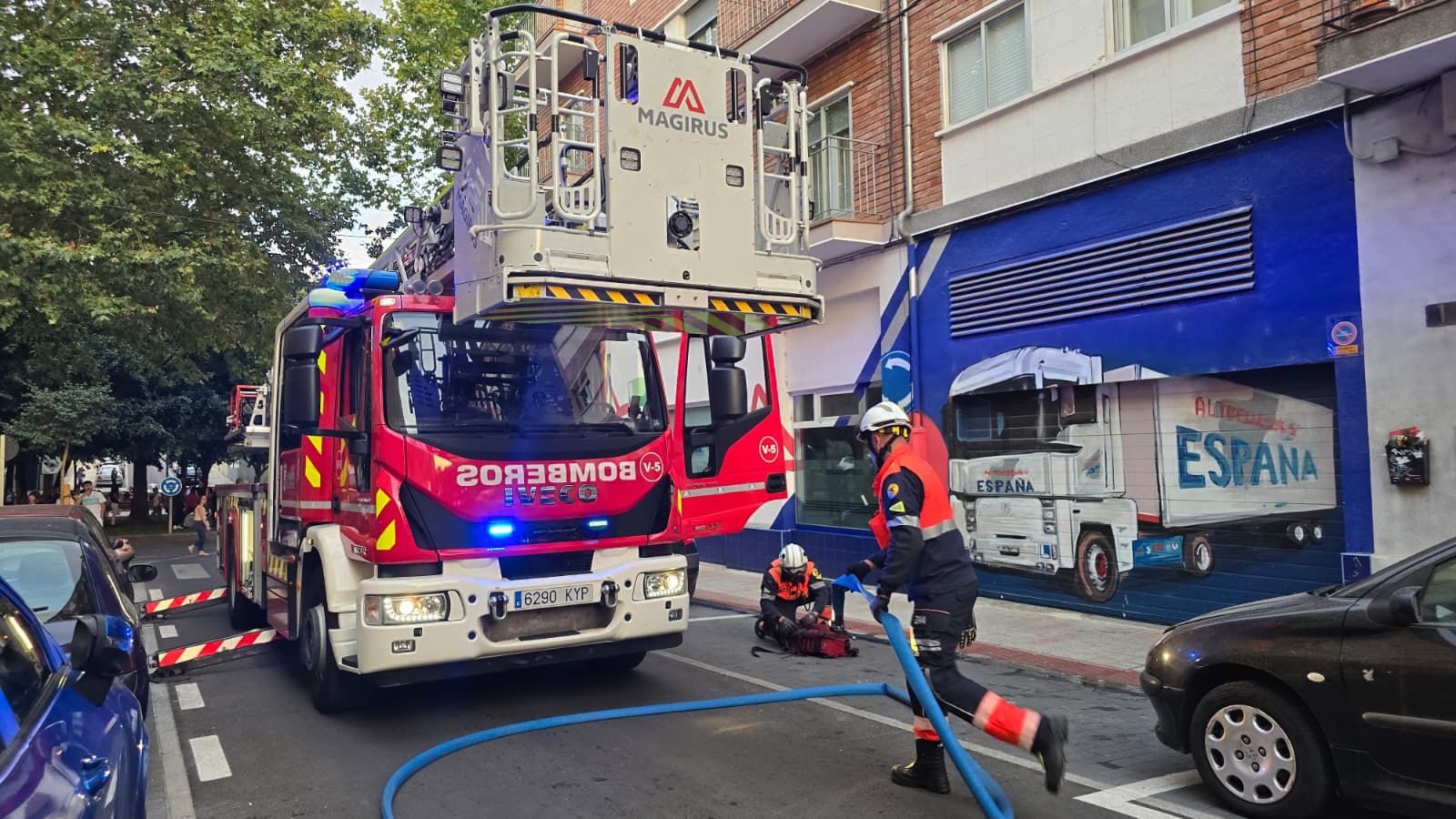 Una sartén al fuego provoca la intervención de los Bomberos en la calle Pintores