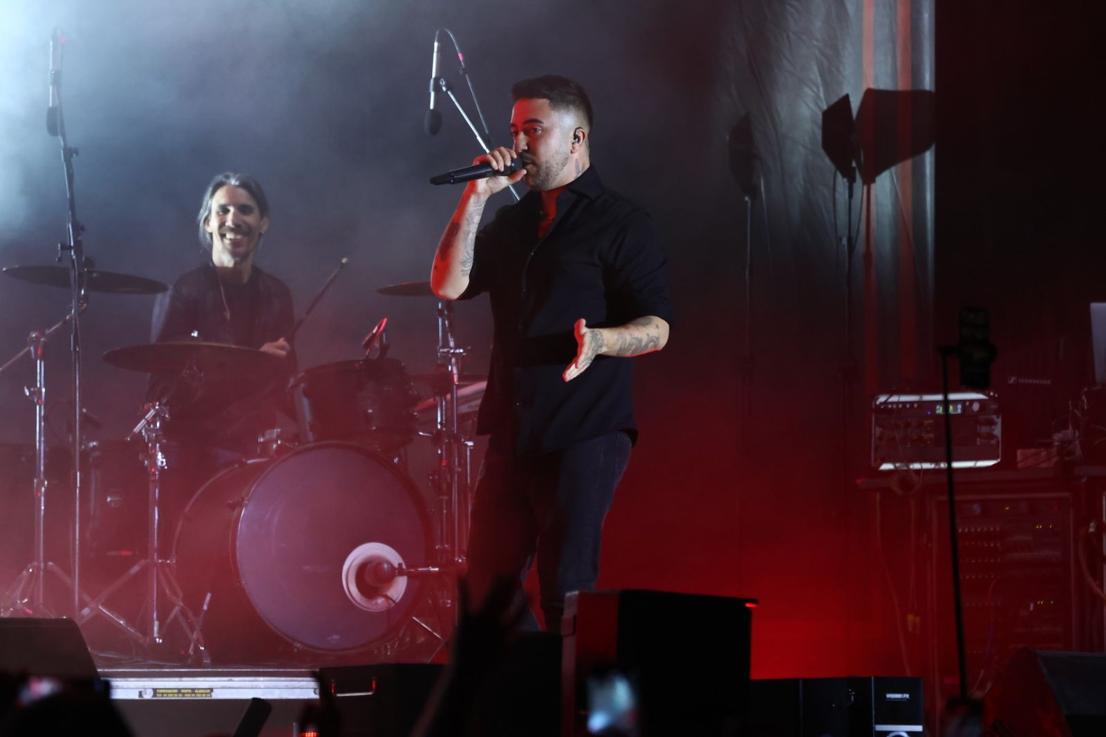 Concierto de Beret en la Plaza de la Concordia