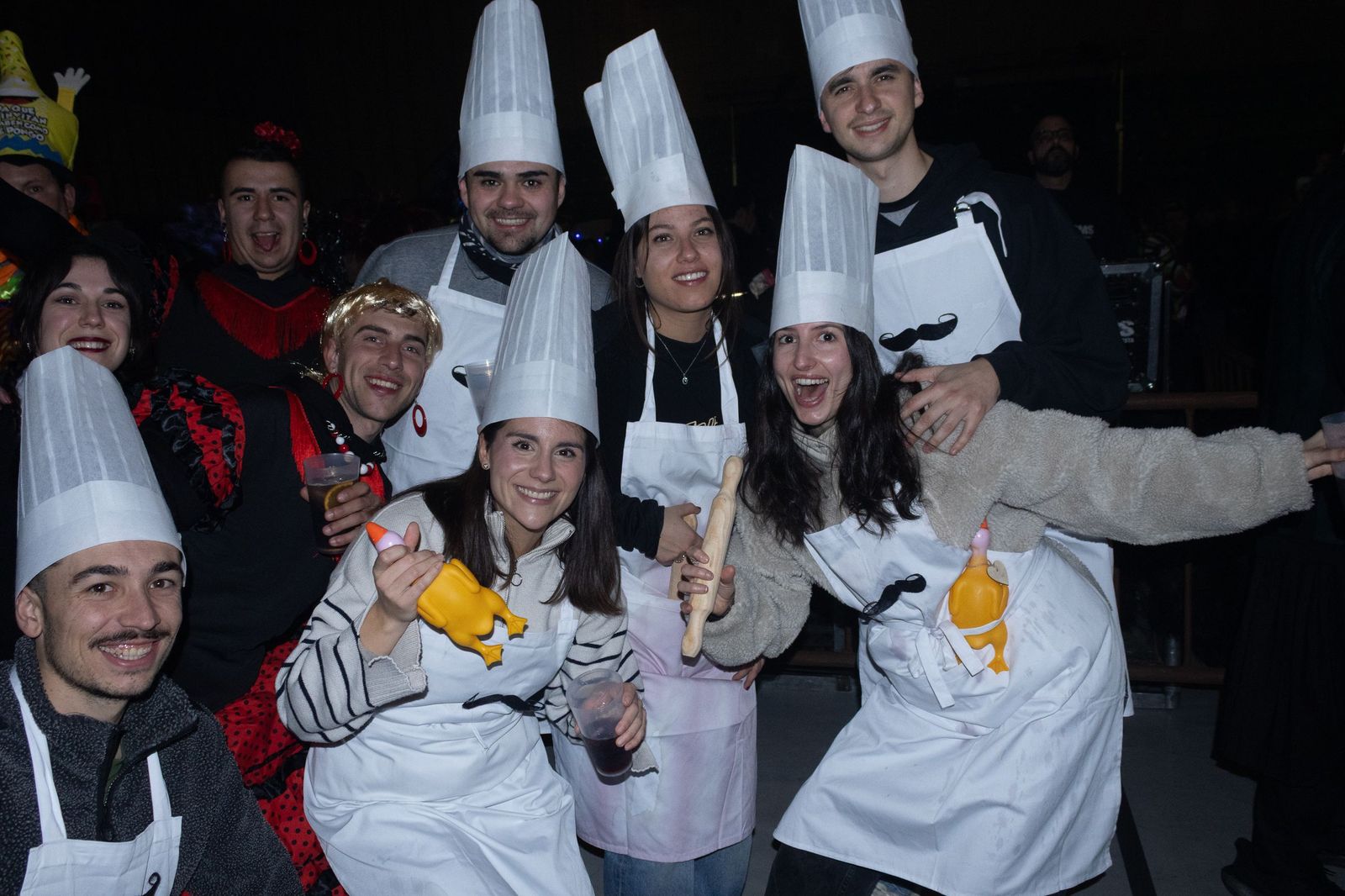 Salamanca de noche, sábado del Carnaval del Toro de Ciudad Rodrigo