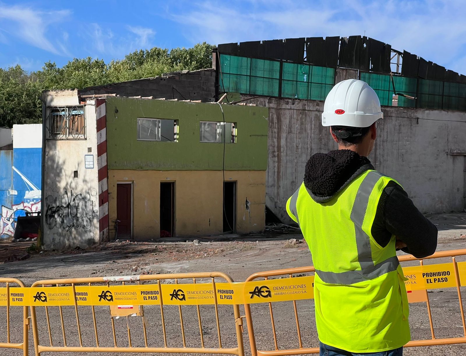 El alcalde de Salamanca, Carlos García Carbayo, visita las obras de urbanización de la Unidad de Acción Nº 2 del PERI 7
