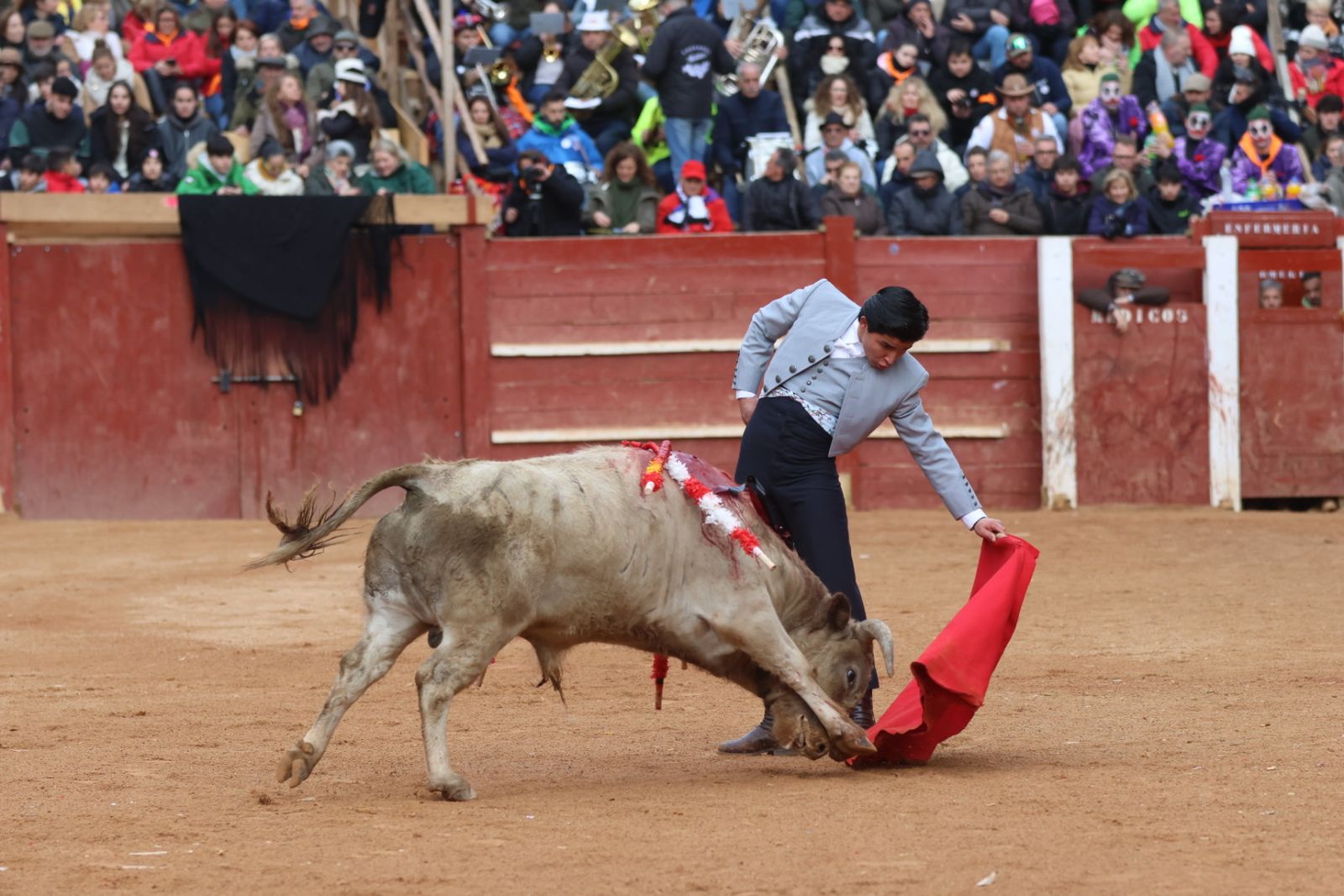 Novillada sin picadores del bolsín taurino y rejones en Ciudad Rodrigo