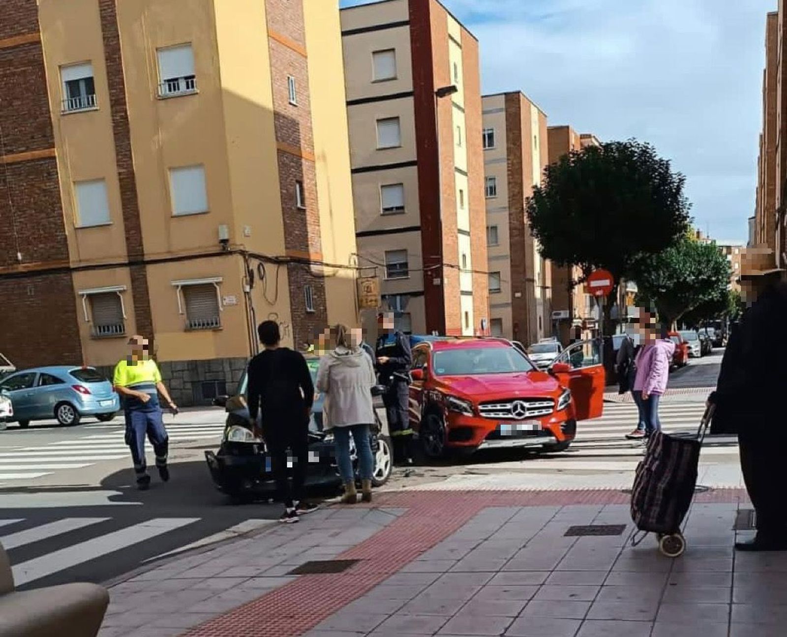 Accidente en la calle de las Acacias