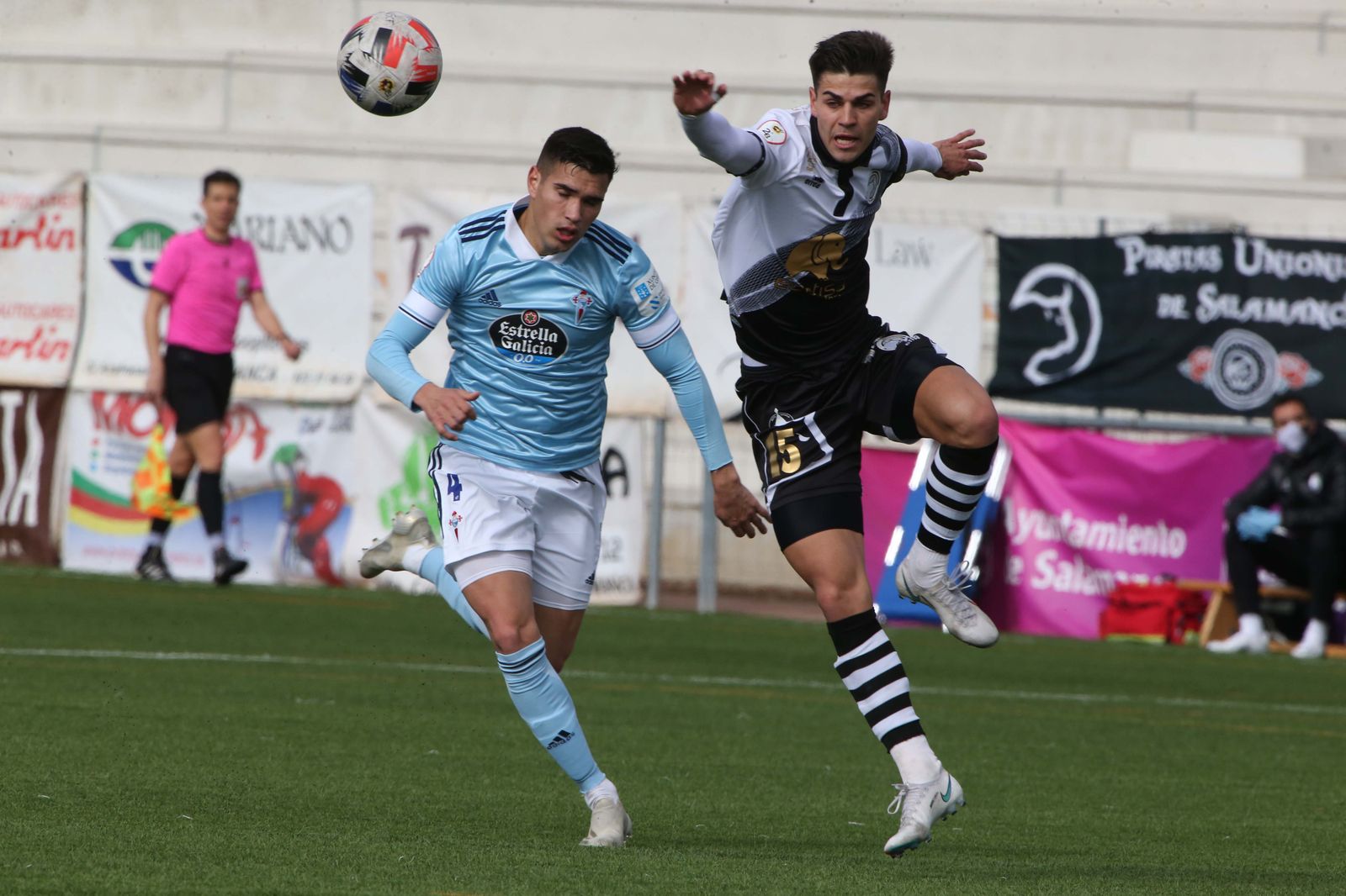 Diego Hernández, ante el Celta B.