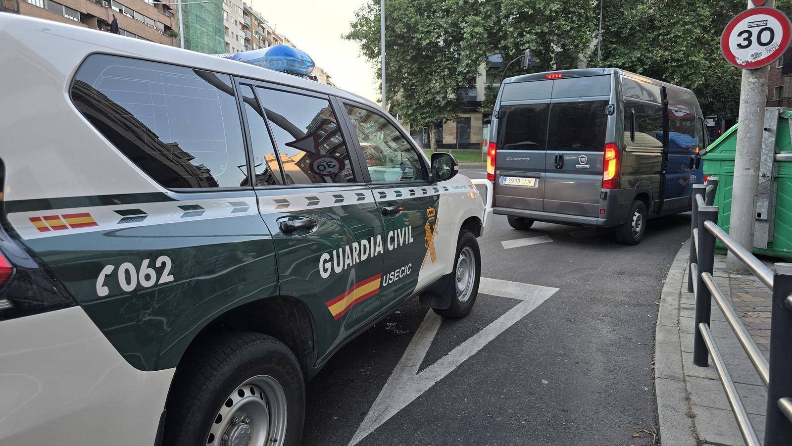 Operacion en Salamanca de la Guardia Civil